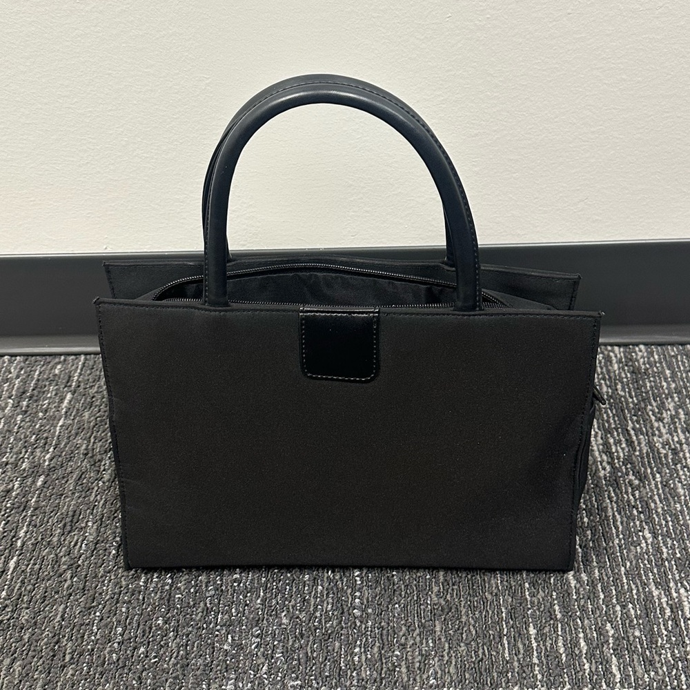 Small Black Nylon Tote